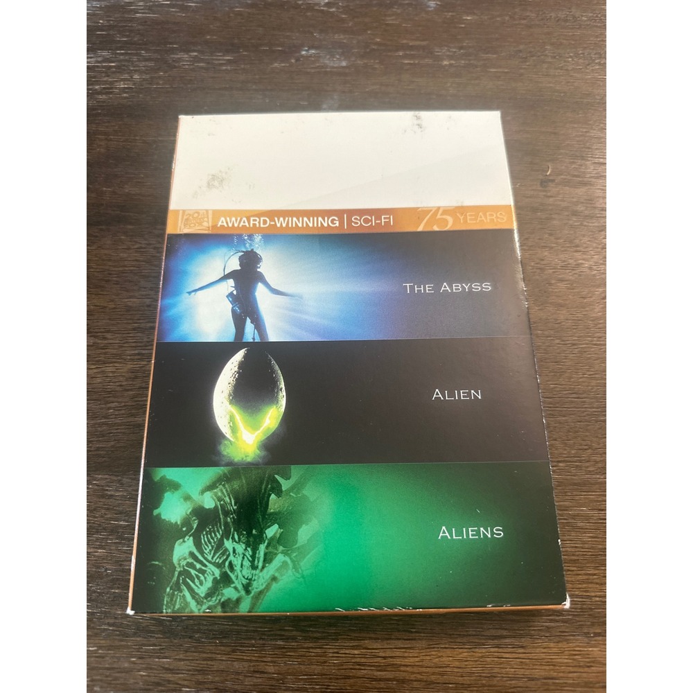 The Abyss Alien Aliens DVD Set 20th Century Fox 75th Anniversary Sci-Fi 3-Movie